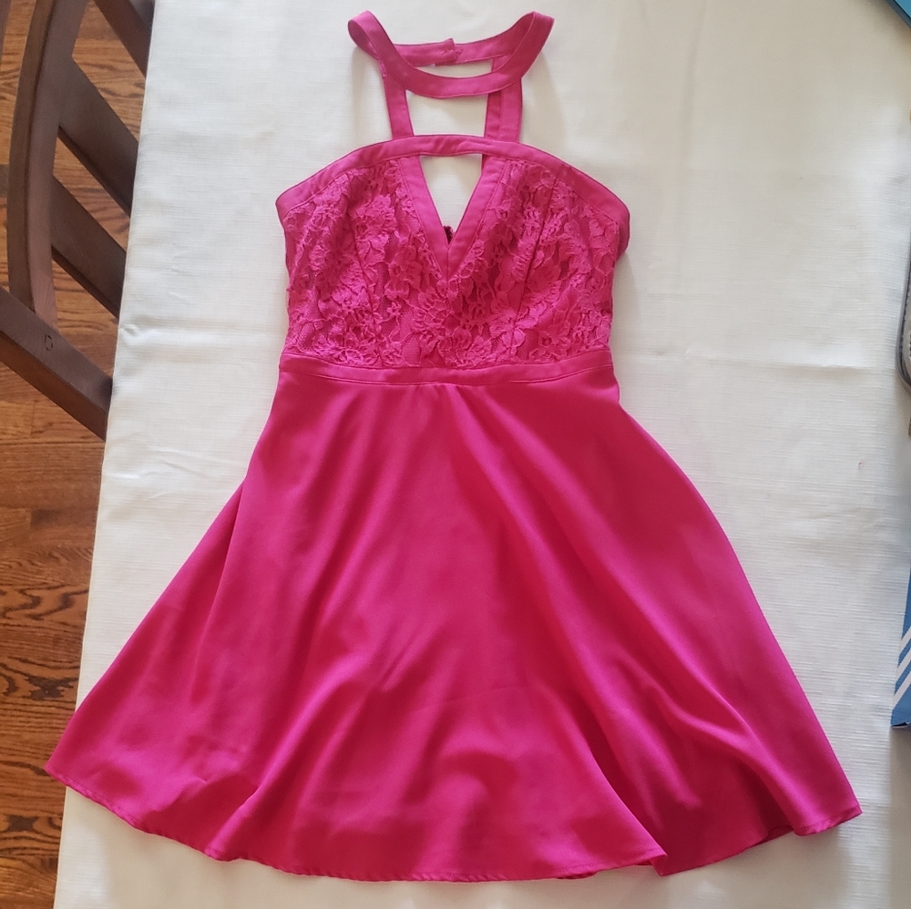 Pink Skater Dress